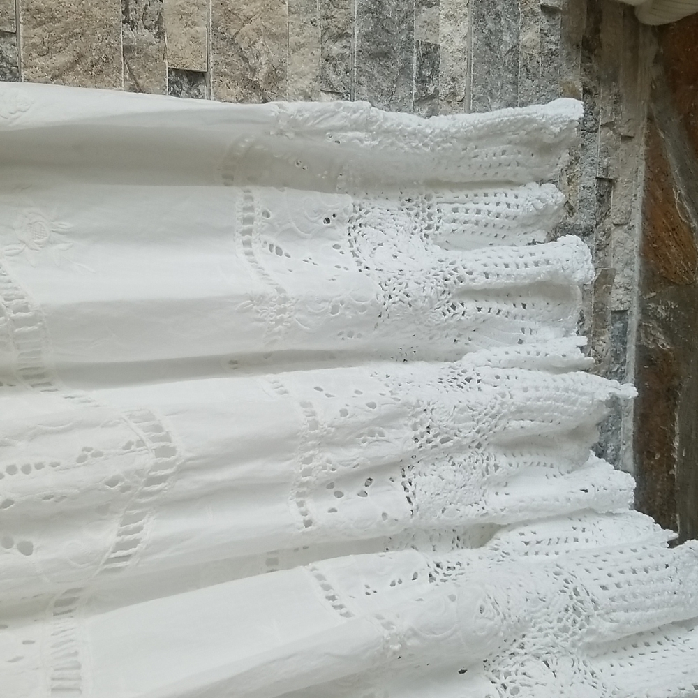 LoveShackFancy Dress NWT True White Hasina Gown - Picture 4 of 9